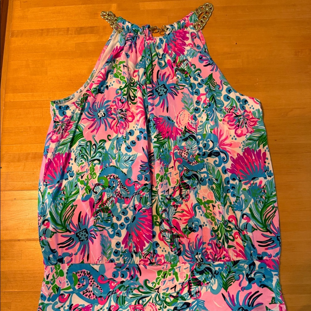 Lilly Pulitzer bundle. Small Tank top , small zip up, medium skort